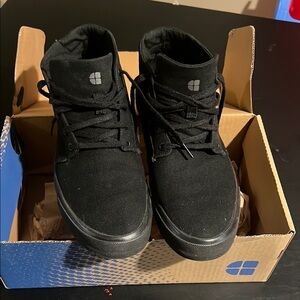 Microsoft Black High-Top Sneakers